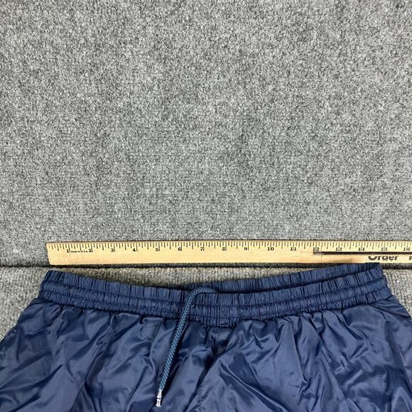 Mighty Mac Sports Pants Mens XL Navy Blue Cargo Windbreaker Elastic Waist Logo - Picture 9 of 13